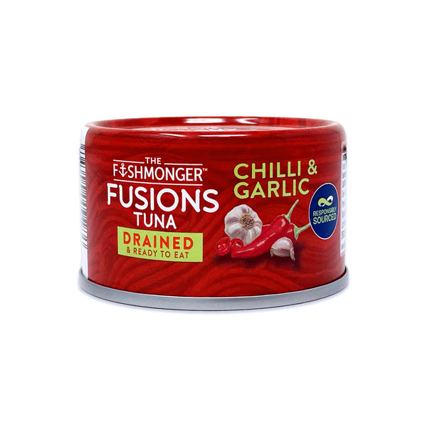 The Fishmonger Fusions Tuna With Extra Virgin Olive Oil, Chilli And Garlic 80g