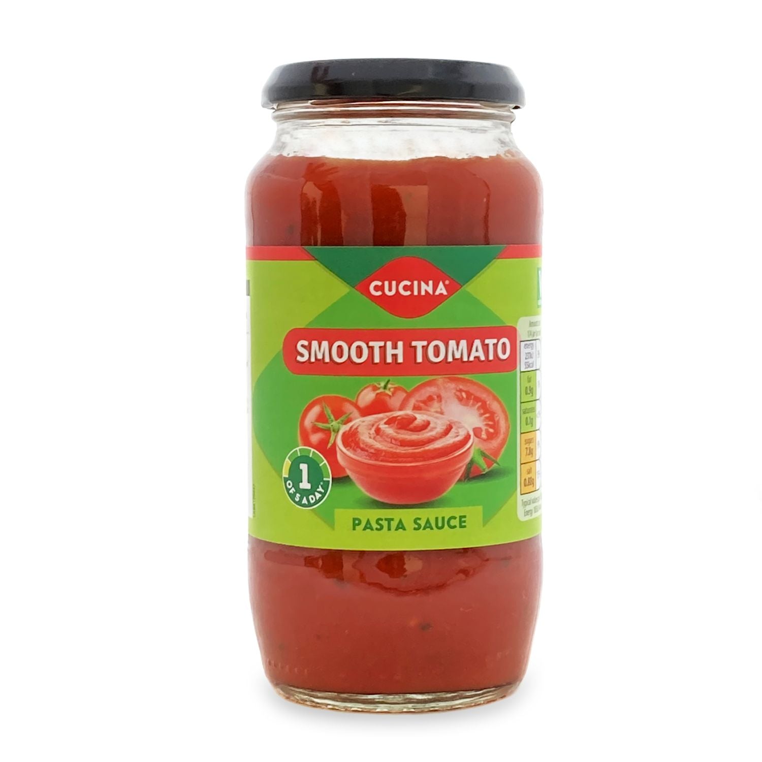 Cucina Smooth Tomato Pasta Sauce 500g (2 Pack)