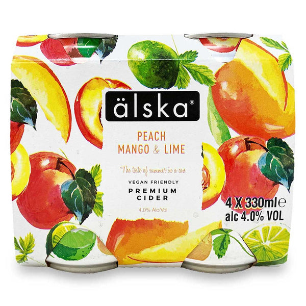 Alska Cider - Peach Mango 330ml Single