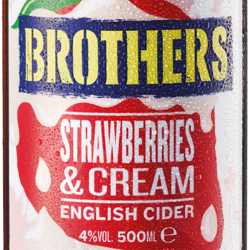 WSO - Brothers Strawberries & Cream Cider 24 x 330ml