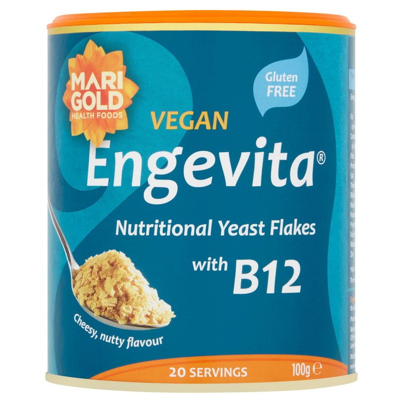 Marigold Health Foods Engevita B12 Nutritional Yeast Flakes 100g