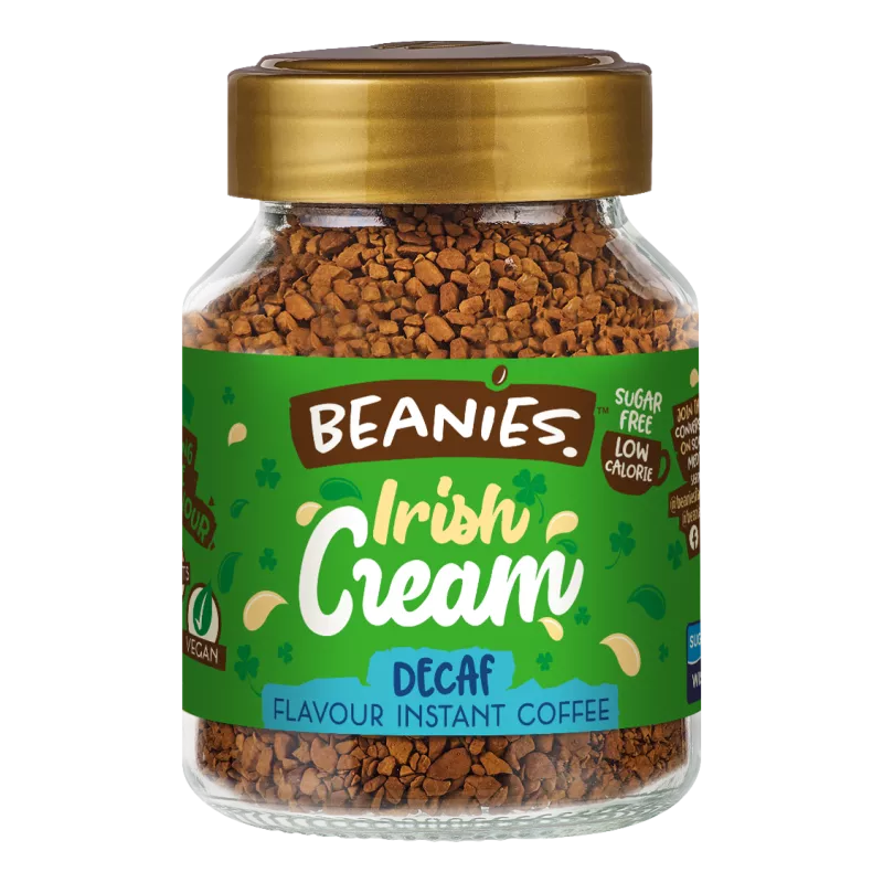 WSO - Beanies Irish Cream Flavoured Decaf Coffee 50g