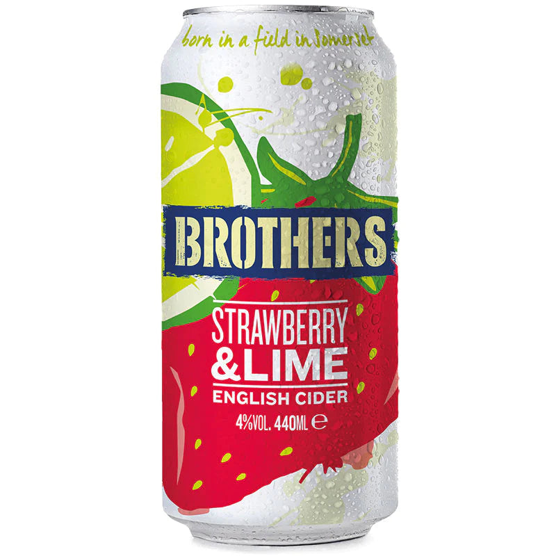 WSO - Brothers Strawberry & Lime Cider 24 x 440ml
