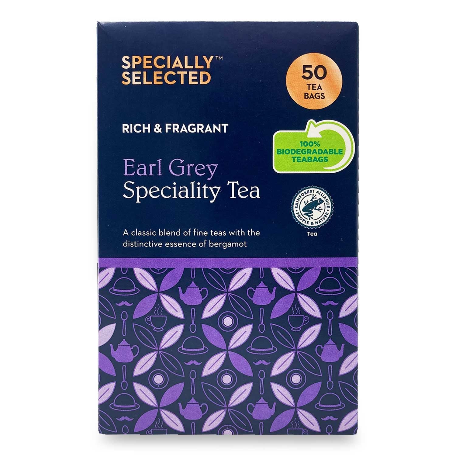 Specially Selected Earl Grey Speciality Tea 125g/50 Pack