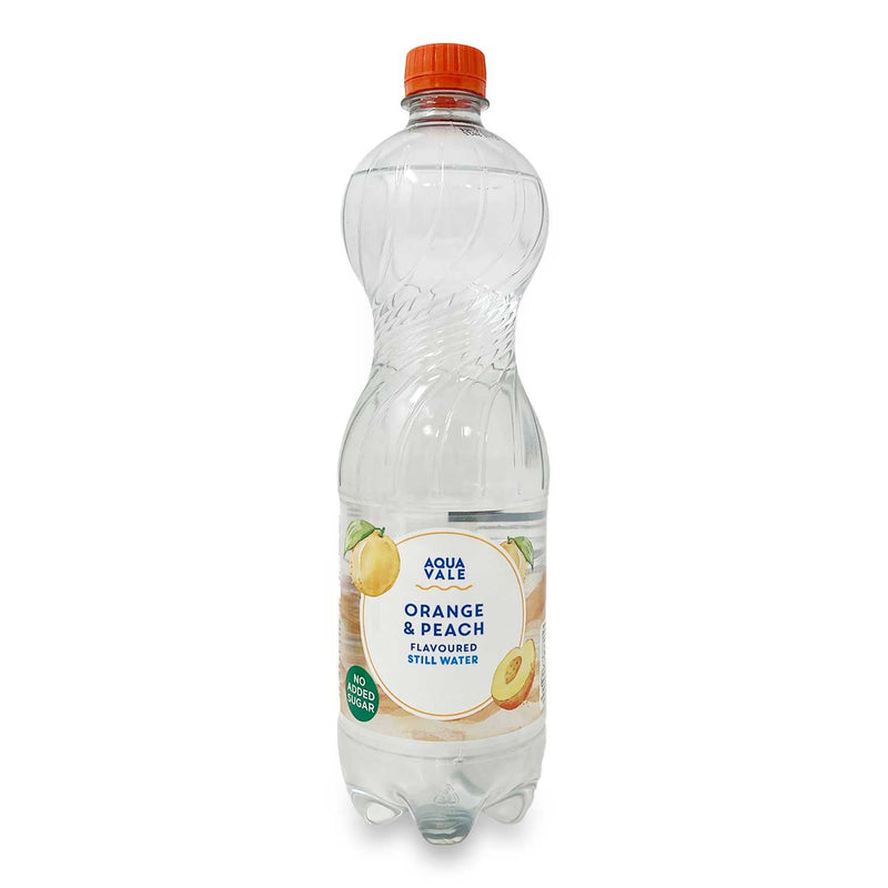 Aqua Vale Orange & Peach Flavoured Still Water 1 Litre
