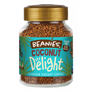 WSO -  Beanies Coconut Delight Flavour Instant Coffee (6x50g)