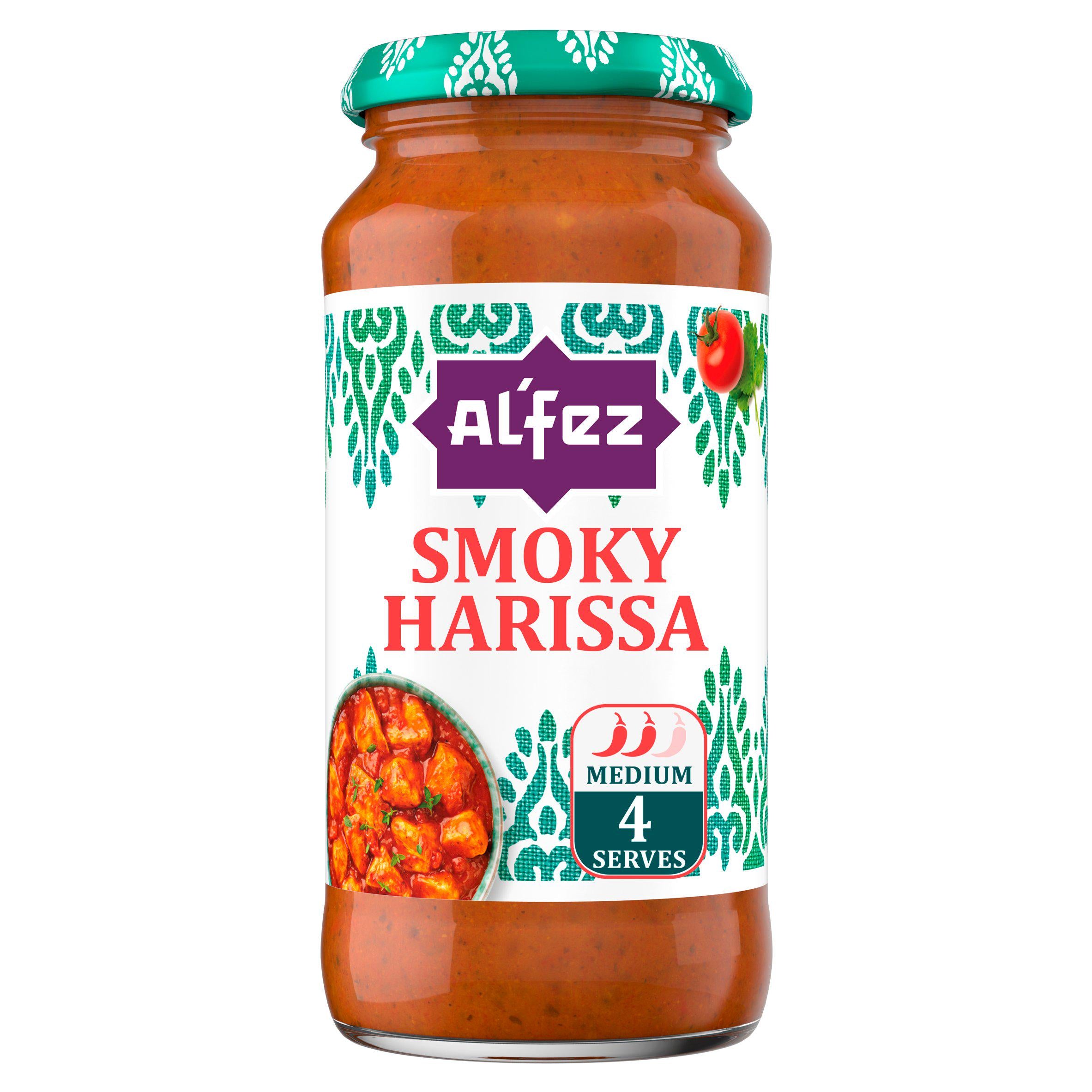 WSO - Al'Fez Middle Eastern Smoky Harissa Sauce 6x450g