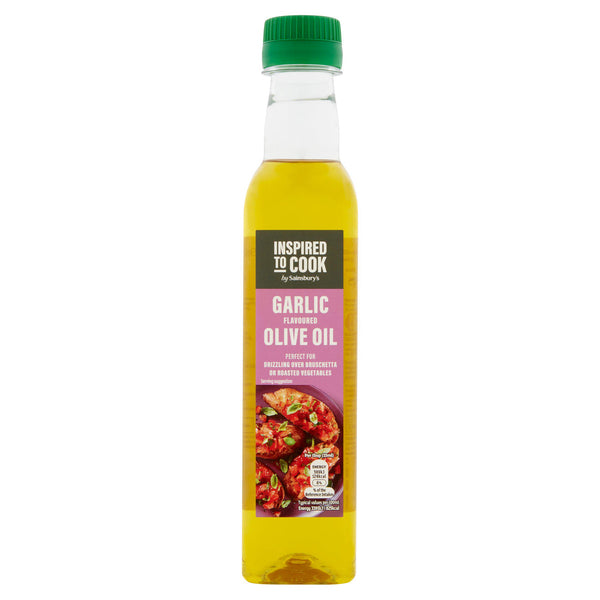 Sainsbury's Garlic Flavoured Olive Oil, Inspired to Cook 250ml
