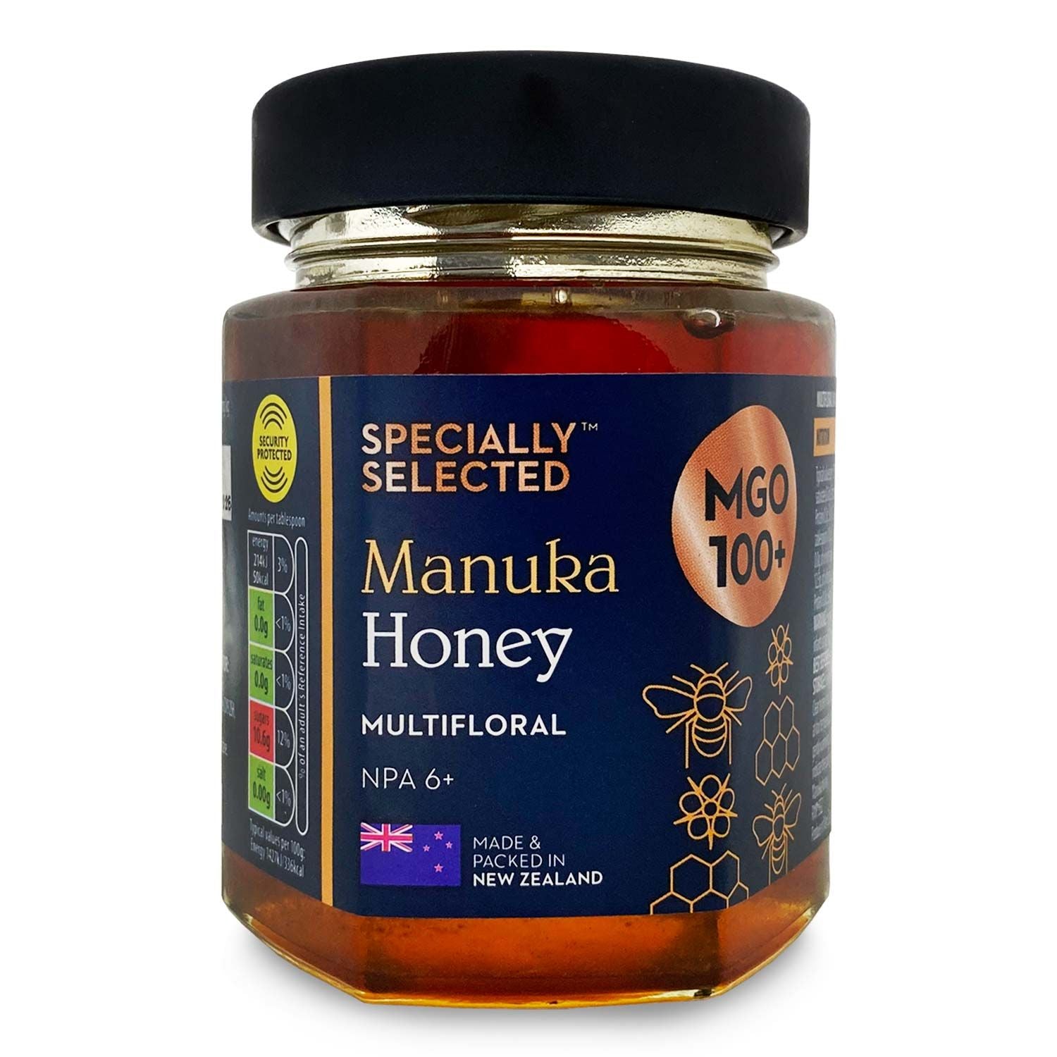 Specially Selected Multifloral Manuka Honey Mgo 100+ Npa 6+ 225g