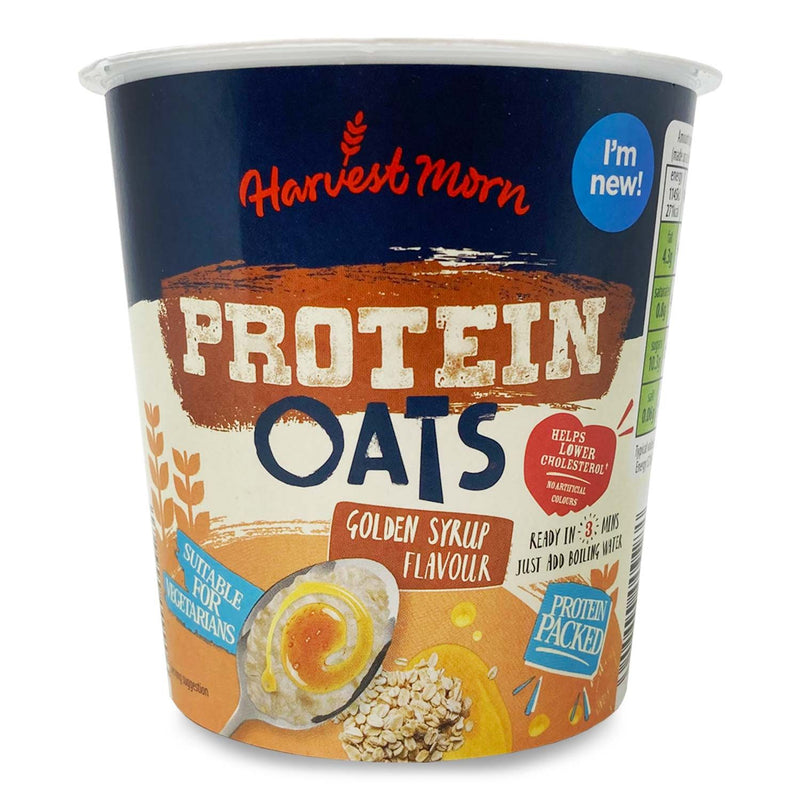 Harvest Morn Protein Oats Golden Syrup Flavour 70g