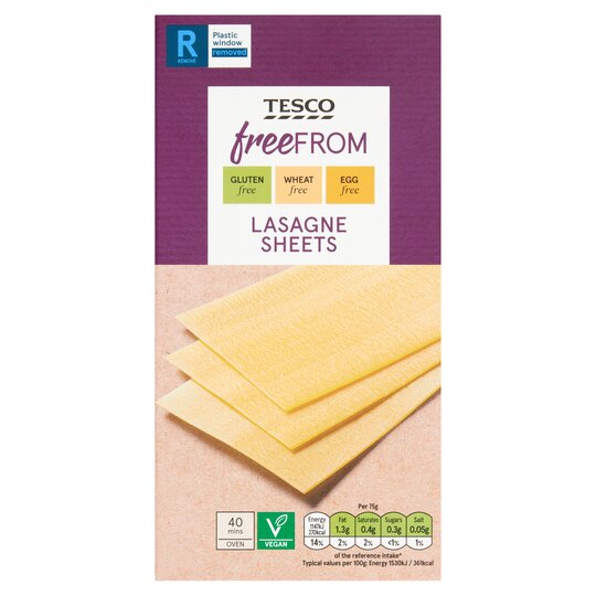Tesco Free From Lasagne Sheets 250G