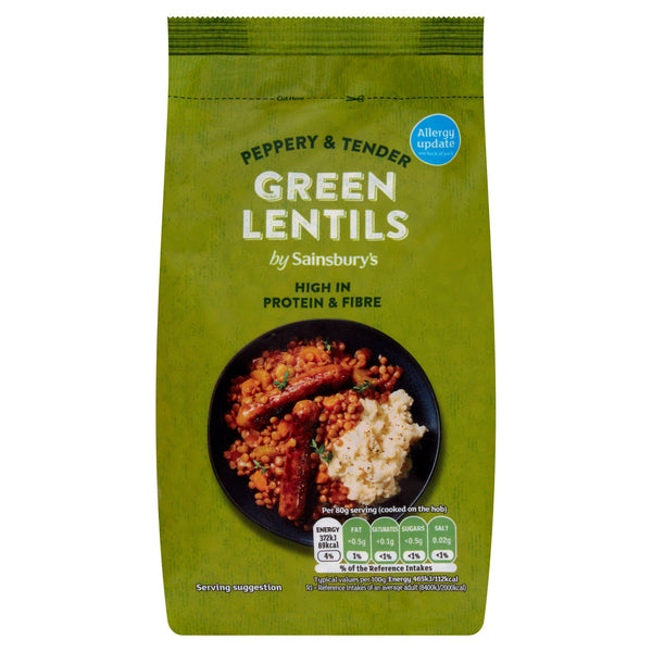 Sainsbury's Dried Green Lentils 500g