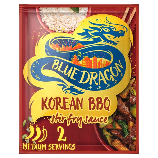 WSO - Blue Dragon Korean Bbq Stir Fry Sauce 12x120G
