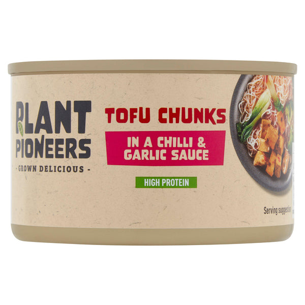 Plant Pioneers Tofu Chunks in Chilli & Garlic Sauce 225g