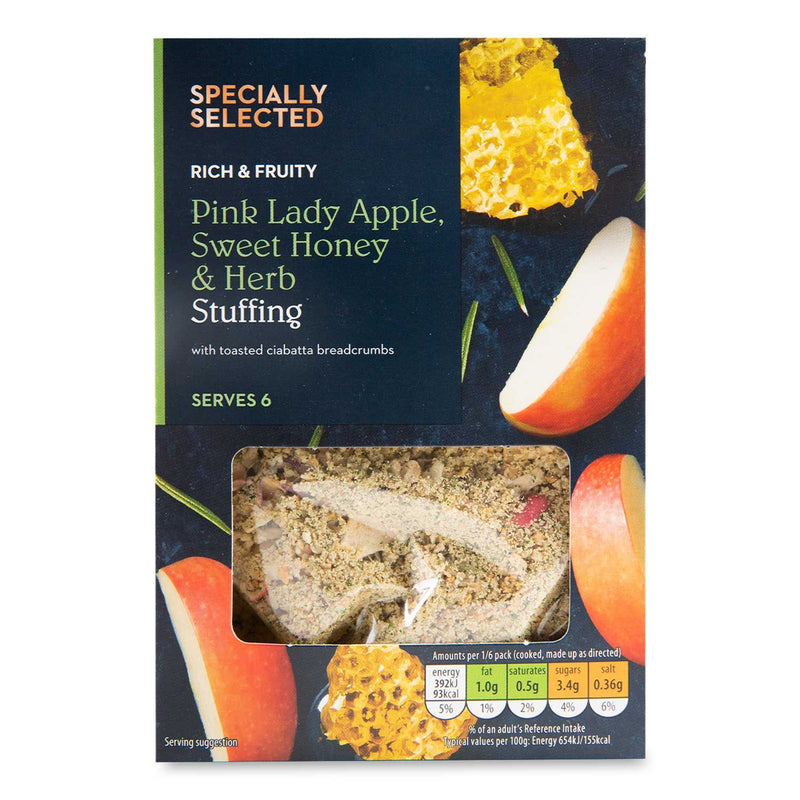 Specially Selected Apple, Honey & Herb Stuffing 130g