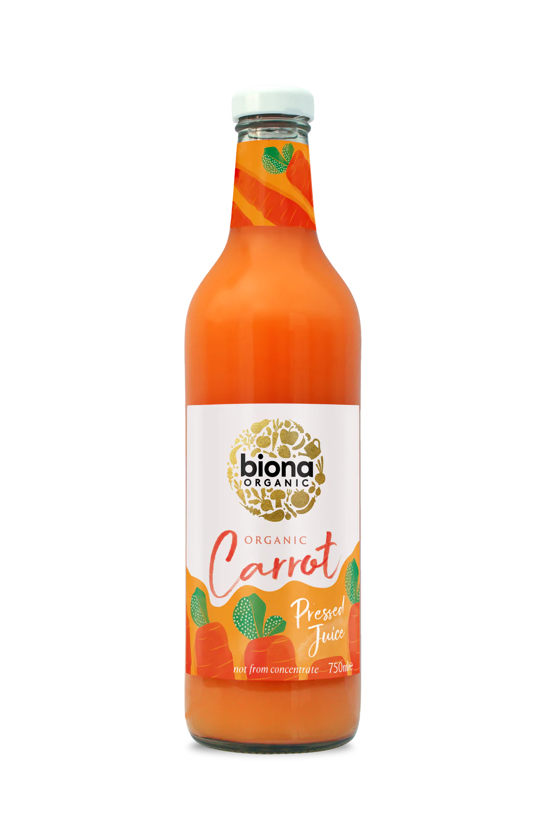 WSO - Biona Organic  Carrot Juice 6x750ml
