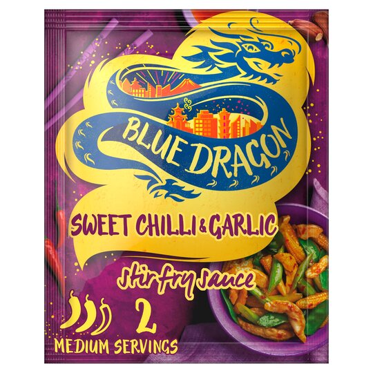 Blue Dragon Sweet Chilli & Garlic Sachets 120g