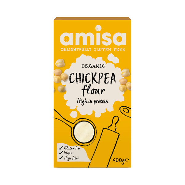 Amisa GLUTEN FREE CHICKPEA FLOUR (FINE MILLED) 400g