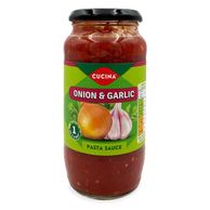 Cucina Onion & Garlic Pasta Sauce 500g (2 Pack)