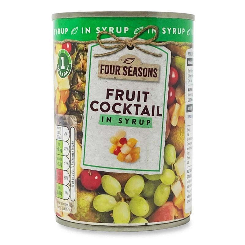 Four Seasons Fruit Cocktail In Syrup 411g (250g Drained)