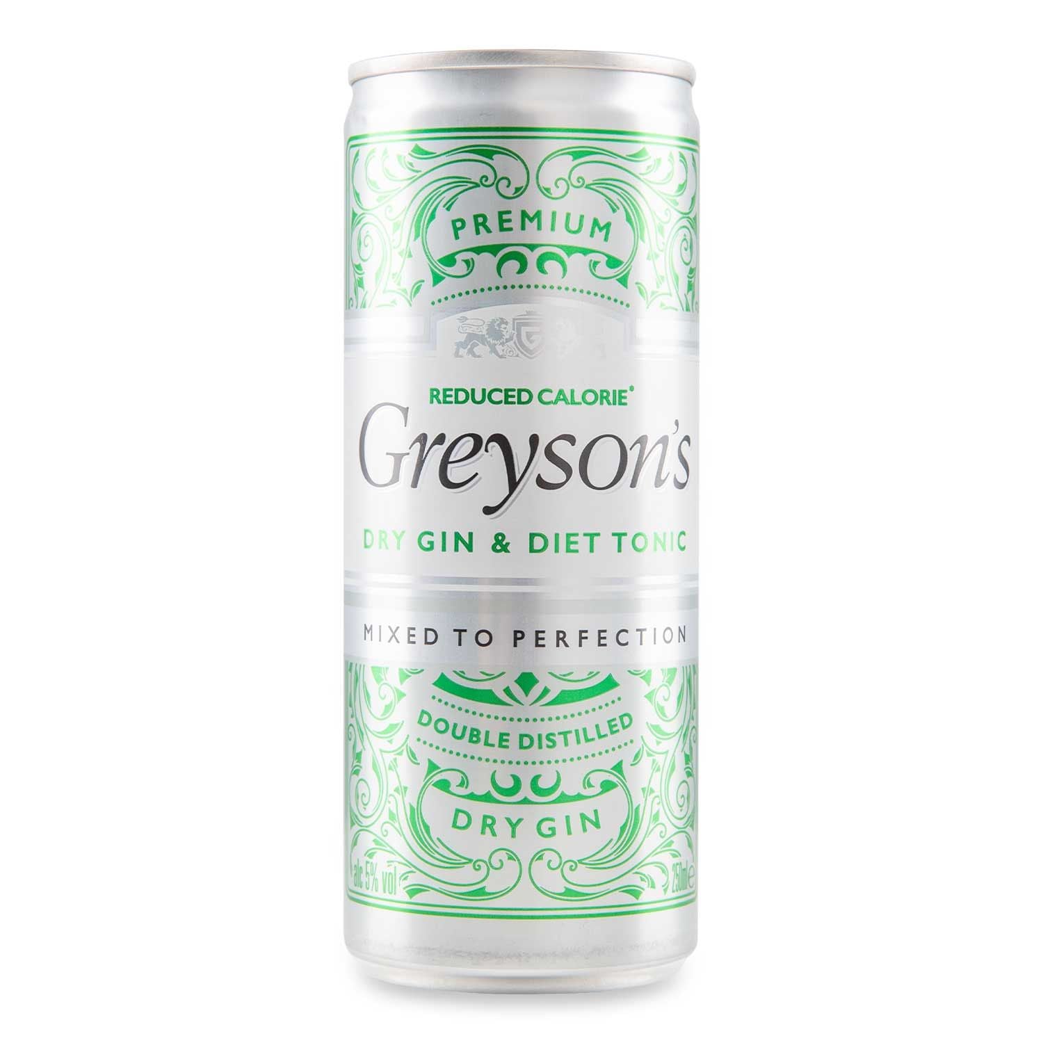 WSO - Greyson's Dry Gin & Diet Tonic 250ml 1x12