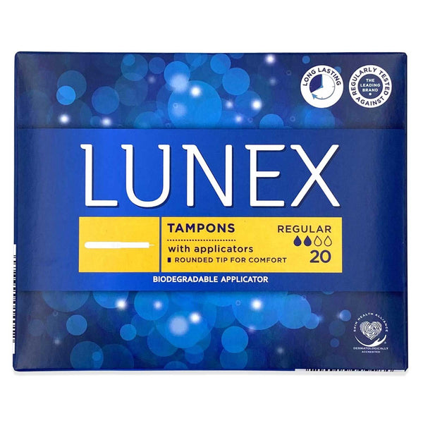 Lunex Tampons With Applicators - Regular 20 Pack
