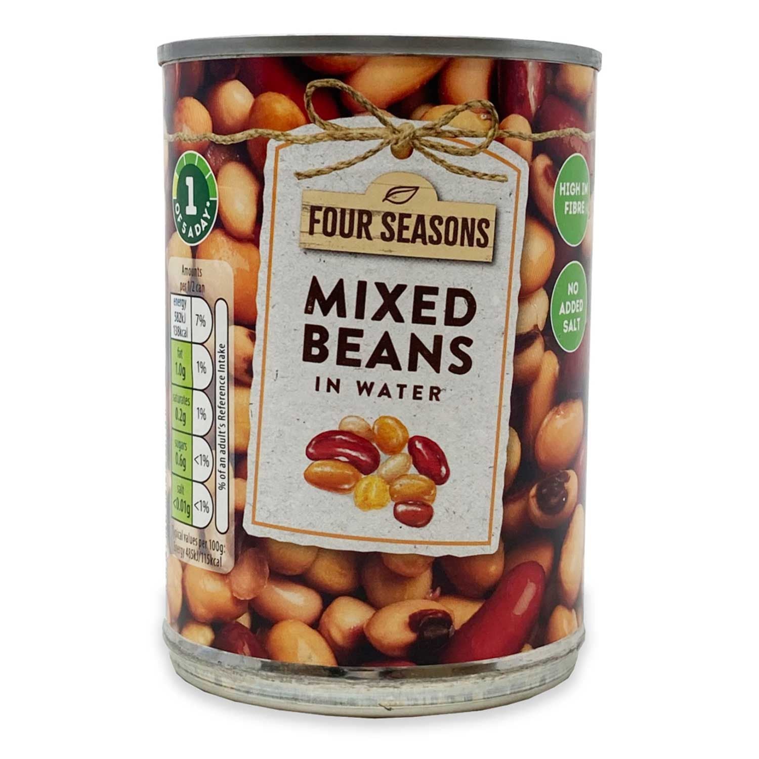 Four Seasons Mixed Beans In Water 400g (240g Drained)