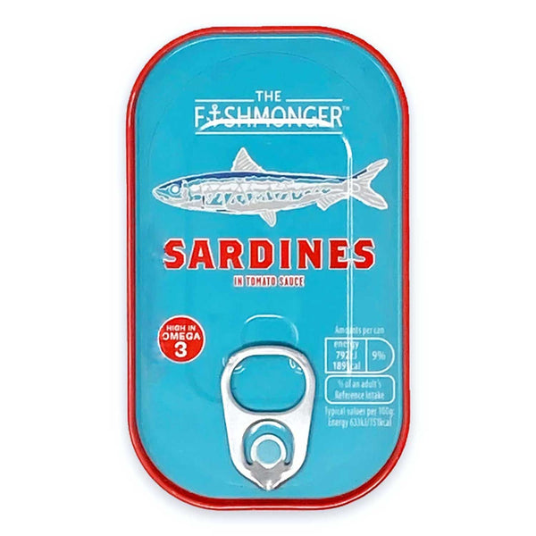 The Fishmonger Sardines In Tomato Sauce 125g