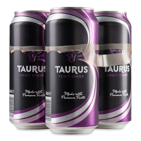 Taurus Fruit Cider 440ml (Single Can)